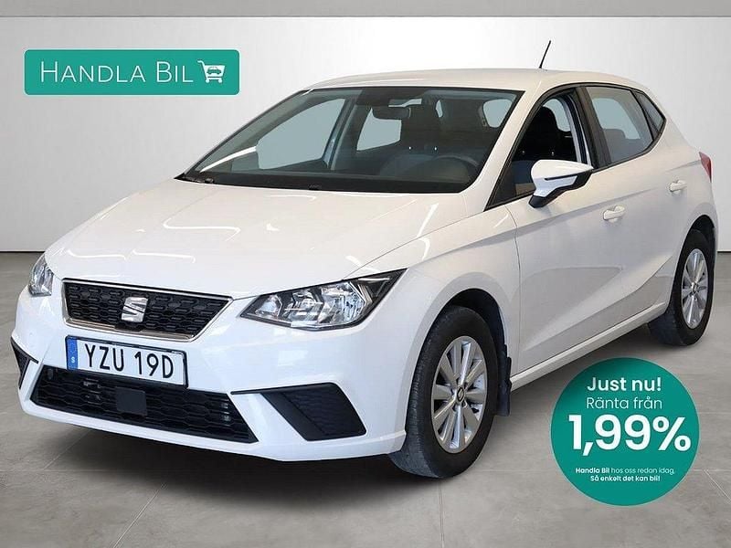 Vit Begagnad 2020 Seat Ibiza Halvkombi | 149 900 kr (Marknadspris) - Bild 1/4