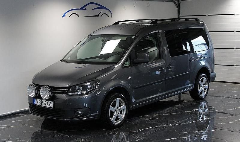 Begagnad VW Caddy Maxi 110 HK (80 kW) 2013 Grå Minibuss