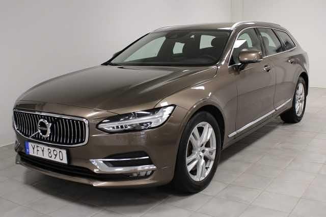 Brun Begagnad 2017 Volvo V90 Inscription Kombi | 255 000 kr (Marknadspris) - Bild 1/4
