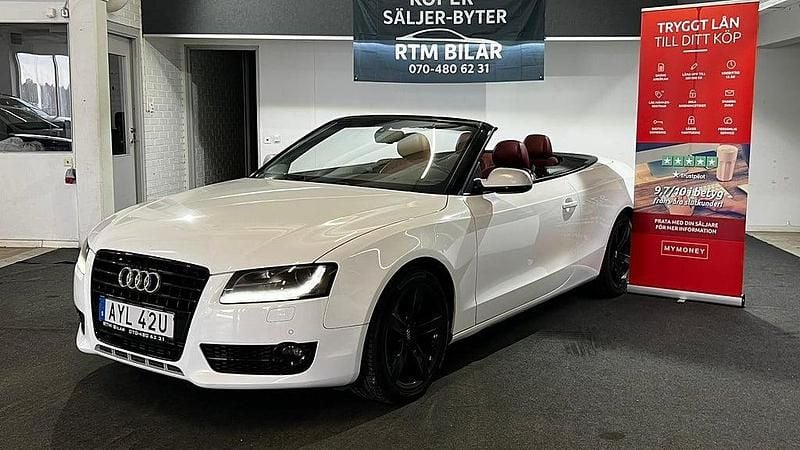 Begagnad Audi A5 Cabriolet 190 HK (139 kW) 2010 Vit Cab