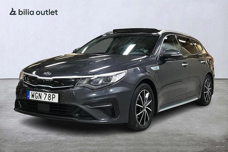 Begagnad Kia Optima Advance 205 HK (150 kW) 2019 Grå Kombi