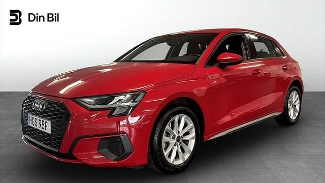 Tangoröd metallic Begagnad 2023 Audi A3 Proline | 239 900 kr (Marknadspris) - Bild 1/4