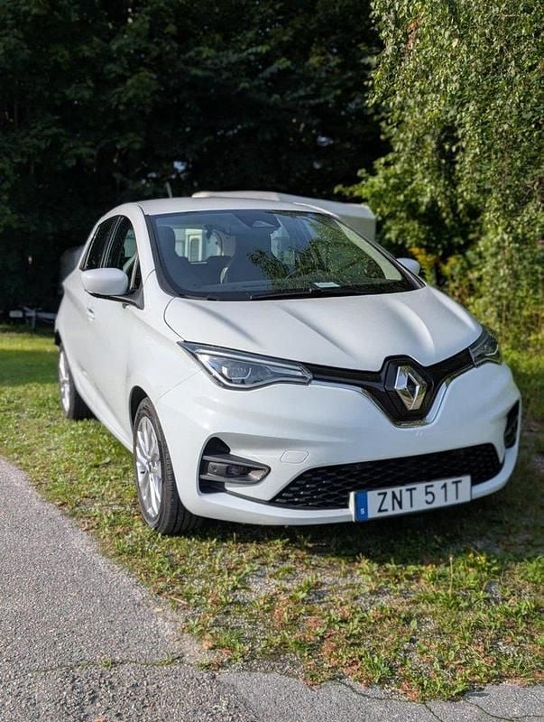 Vit Begagnad 2020 Renault Zoe Halvkombi | 125 000 kr (Marknadspris) - Bild 1/4