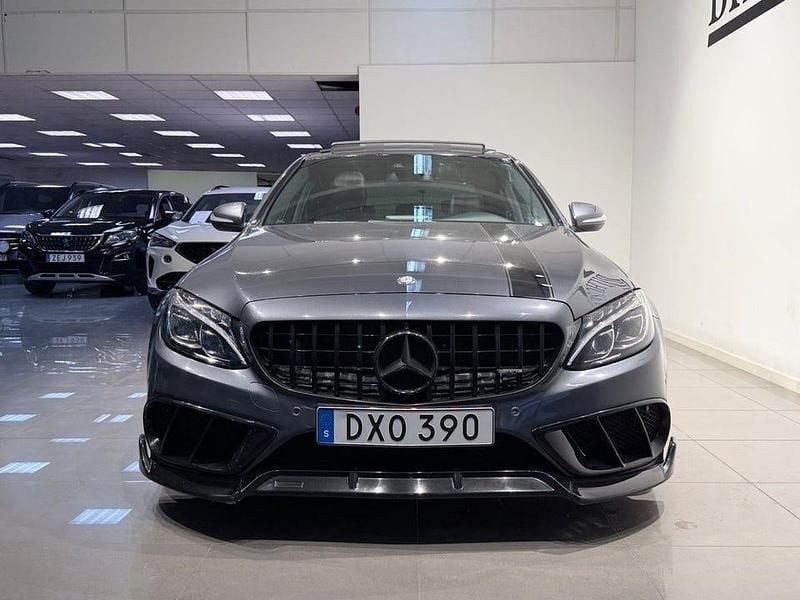 Begagnad Mercedes C300e AMG line 231 HK (169 kW) 2014 Grå Sedan