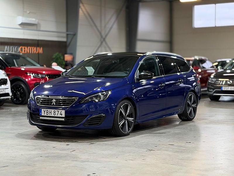 Blå Begagnad 2015 Peugeot 308 SW GT Kombi | 99 900 kr (Bra pris) - Bild 1/4