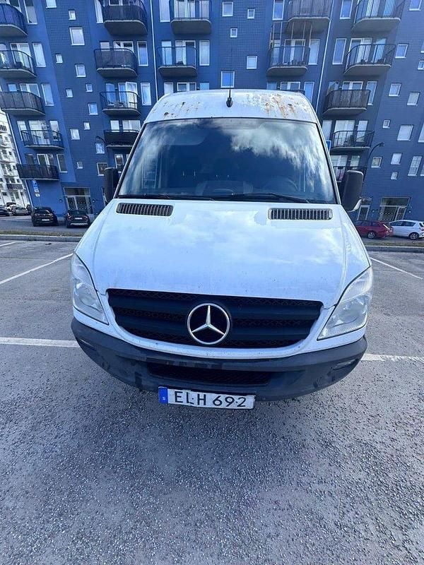 Vit Begagnad 2013 Mercedes Sprinter Van | 80 000 kr (Bra pris) - Bild 1/4