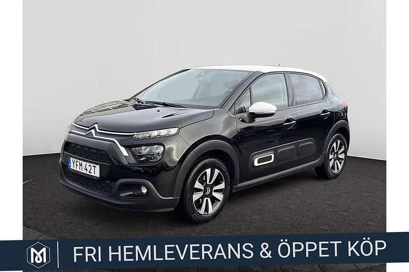Begagnad Citroën C3 110 HK (80 kW) 2023 Svart Halvkombi