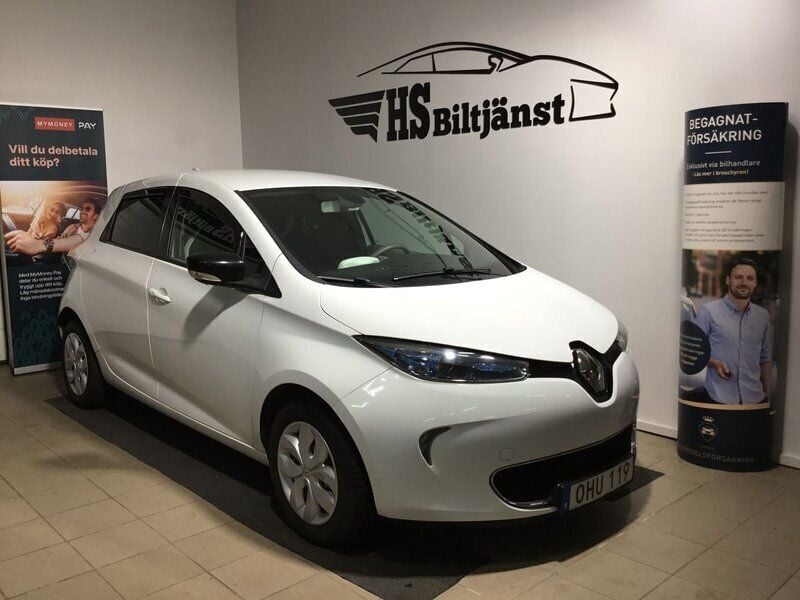 Begagnad Renault Zoe 65 kW (89 HK) 2017 Vit Halvkombi