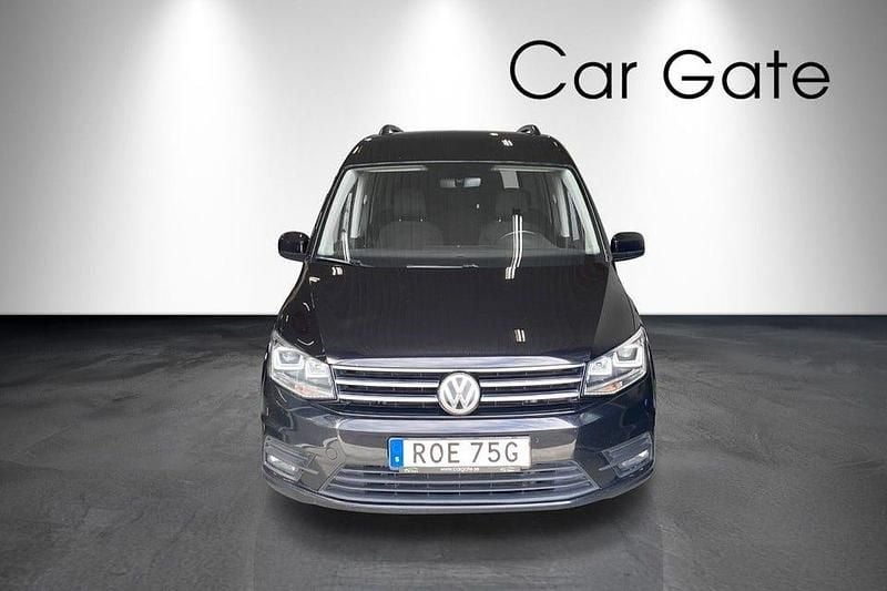 Begagnad VW Caddy 150 HK (110 kW) 2019 Svart Minibuss