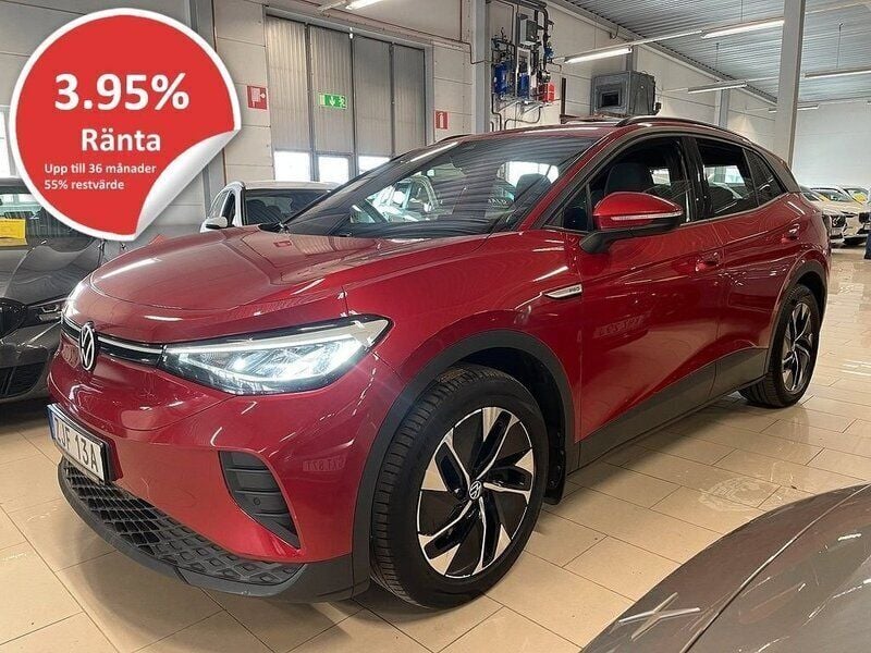 Röd Begagnad 2022 VW ID.4 Pro Performance SUV | 279 000 kr (Bra pris) - Bild 1/4