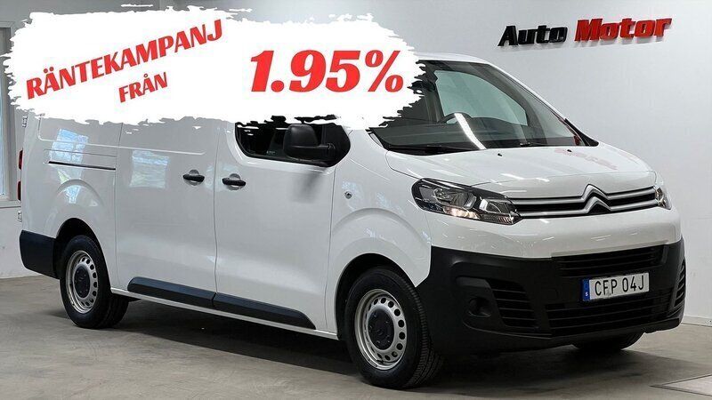 Vit Begagnad 2022 Citroën Jumpy Business Class Minibuss | 249 900 kr (Bra pris) - Bild 1/3