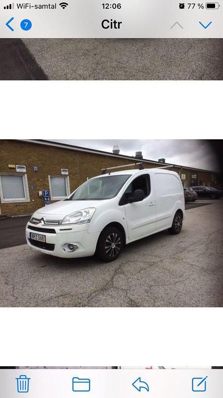 Vit Begagnad 2015 Citroën Berlingo Minibuss | 59 000 kr (Marknadspris) - Bild 1/4