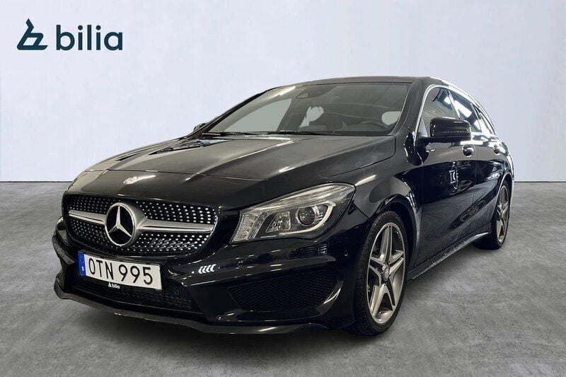 Svart Begagnad 2015 Mercedes CLA220 Shooting Brake Kombi | 174 900 kr (Marknadspris) - Bild 1/4