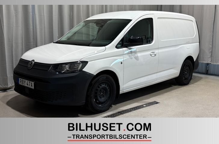 Vit Begagnad 2021 VW Caddy Maxi Minibuss | 219 000 kr (Marknadspris) - Bild 1/4