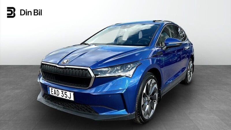 Blå Begagnad 2022 Skoda Enyaq iV SUV | 329 900 kr (Marknadspris) - Bild 1/4