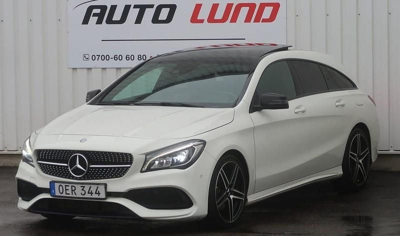 Begagnad Mercedes CLA200 Shooting Brake AMG 136 HK (100 kW) 2017 Vit Kombi