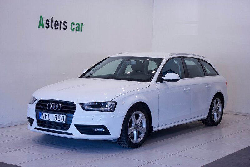 Vit Begagnad 2013 Audi A4 Comfort Kombi | 94 000 kr (Marknadspris) - Bild 1/4