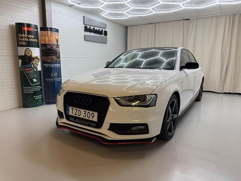 Vit Begagnad 2015 Audi A4 Sport Sedan | 152 400 kr (Marknadspris) - Bild 1/4