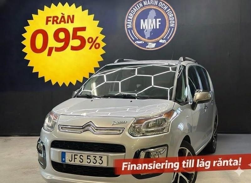 Silver Begagnad 2013 Citroën C3 Picasso Minibuss | 79 800 kr - Bild 1/4