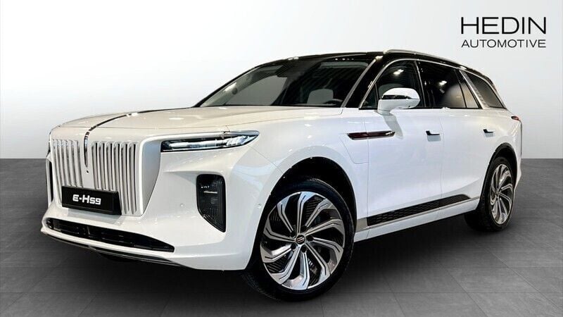 Vit (white) Ny 2024 Hongqi E-HS9 SUV | 799 900 kr (Marknadspris) - Bild 1/4
