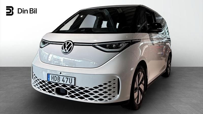 Vit Begagnad 2023 VW ID. Buzz Pro Minibuss | 449 500 kr (Marknadspris) - Bild 1/4