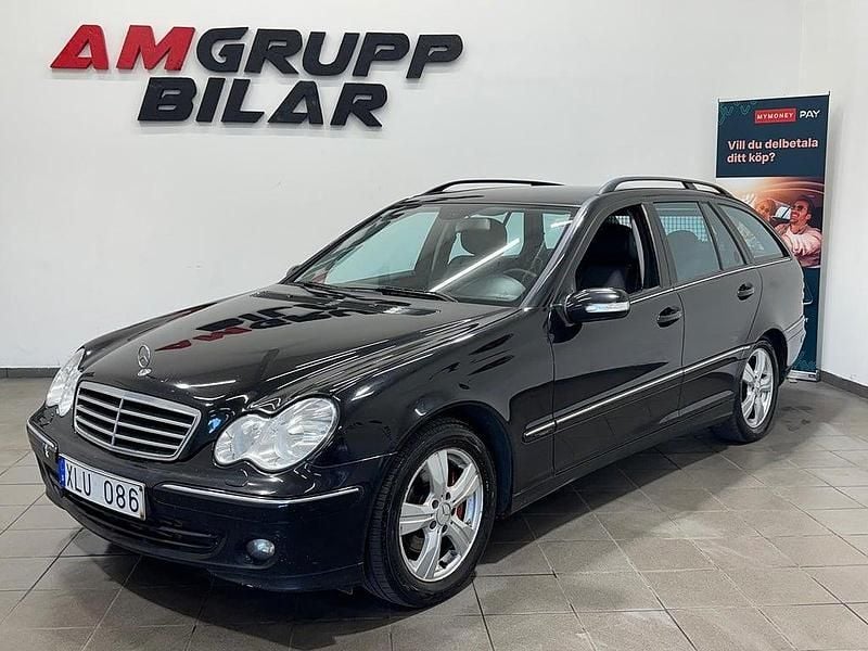 Svart Begagnad 2005 Mercedes C180 Avantgarde Kombi | 39 900 kr (Marknadspris) - Bild 1/4