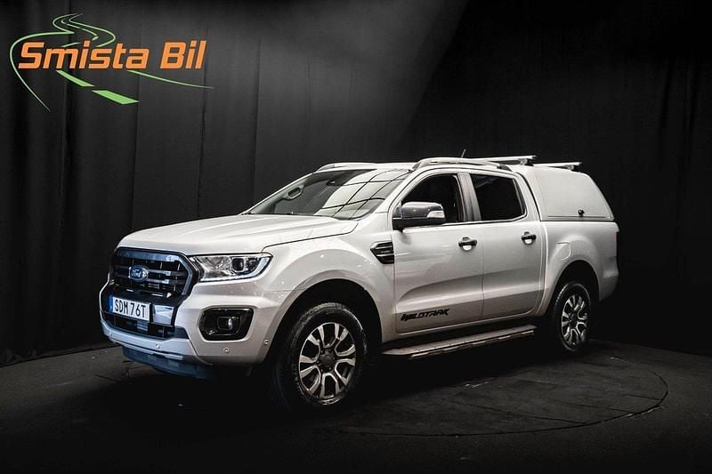 Grå Begagnad 2021 Ford Ranger Wildtrack Pickup | 338 900 kr (Superpris) - Bild 1/3
