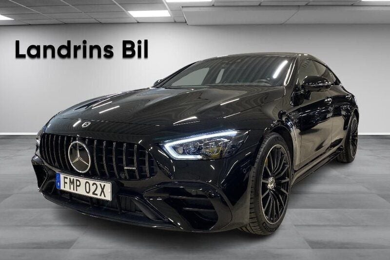 Svart Begagnad 2022 Mercedes AMG GT 43 Premium Plus Sportkupé | 999 000 kr (Marknadspris) - Bild 1/4