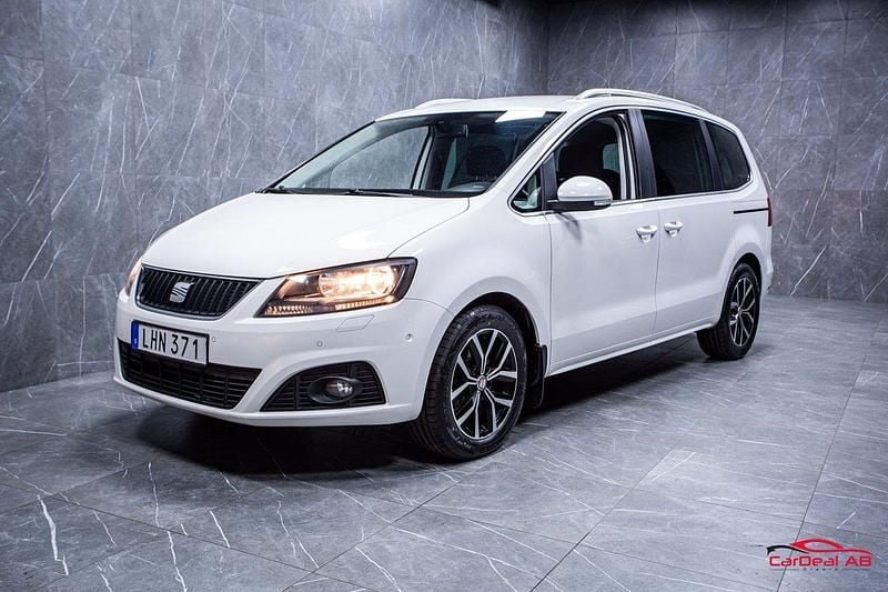 Begagnad Seat Alhambra Ecomotive 141 HK (103 kW) 2014 Vit Minibuss