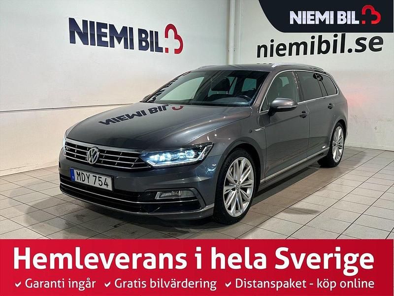 Mörkgrå Begagnad 2015 VW Passat R-line Kombi | 209 900 kr (Lite dyr) - Bild 1/3