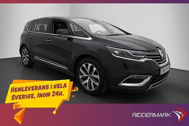 Begagnad Renault Espace 160 HK (117 kW) 2015 Svart Minibuss