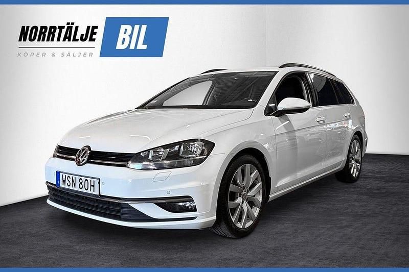 Vit Begagnad 2020 VW Golf VII Kombi | 189 900 kr (Marknadspris) - Bild 1/4