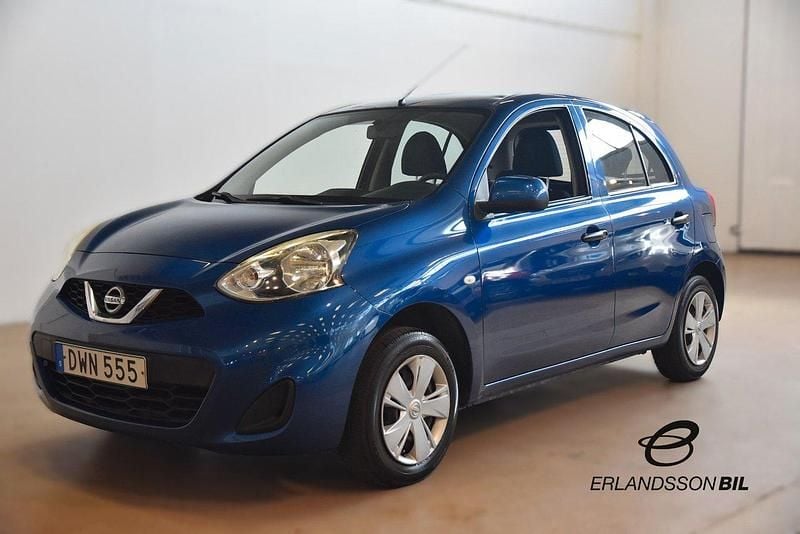Blå Begagnad 2014 Nissan Micra Halvkombi | 74 900 kr (Marknadspris) - Bild 1/4