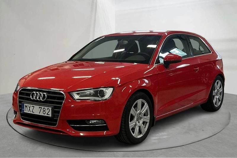 Röd Begagnad 2013 Audi A3 Ambition | 138 500 kr - Bild 1/4