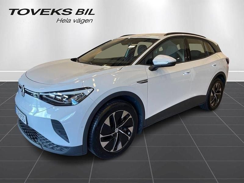 Vit (glacier white metallic) Begagnad 2023 VW ID.4 Comfortline SUV | 389 900 kr (Superpris) - Bild 1/4