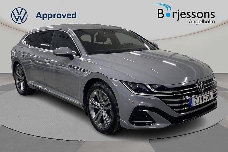 Grå Begagnad 2022 VW Arteon R-line Kombi | 379 000 kr (Dyr) - Bild 1/4