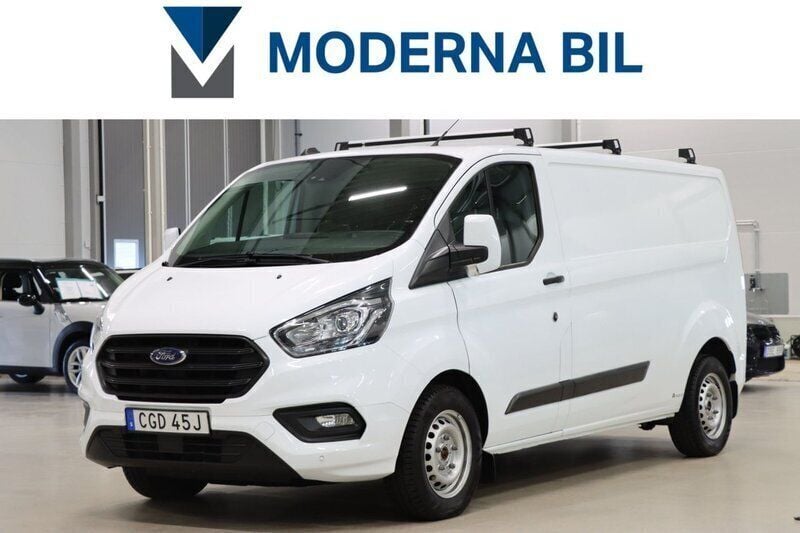 Vit Begagnad 2020 Ford Transit Custom Van | 184 900 kr (Bra pris) - Bild 1/4