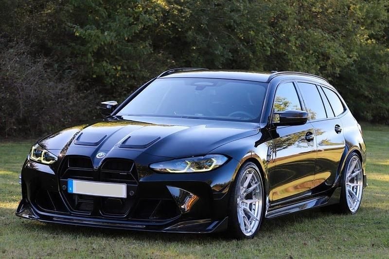 Begagnad BMW M3 Competition Edition 510 HK (375 kW) 2024 Safirsvart metallic | merino svart läder Kombi