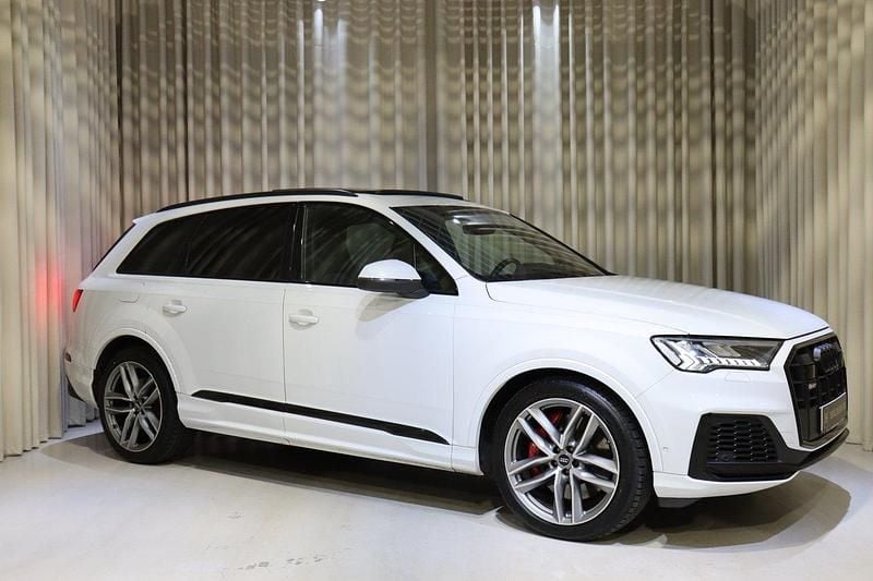 Vit Begagnad 2020 Audi SQ7 S-Line SUV | 649 900 kr (Bra pris) - Bild 1/4