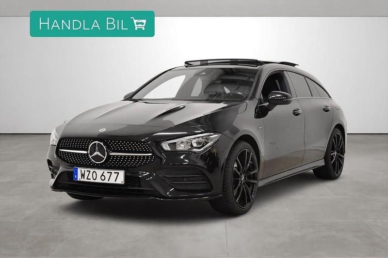 Svart Begagnad 2021 Mercedes CLA250 Shooting Brake AMG Kombi | 299 900 kr (Superpris) - Bild 1/4