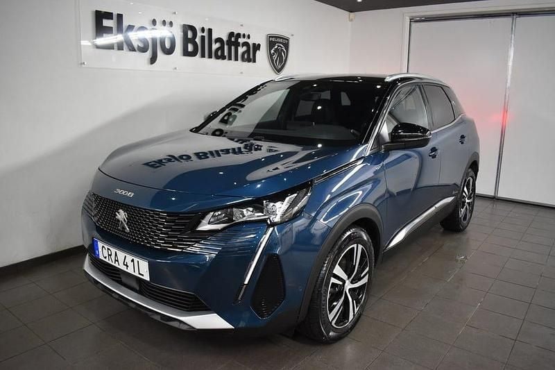 Blå (blåmetallic) Begagnad 2023 Peugeot 3008 GT SUV | 247 500 kr (Bra pris) - Bild 1/4
