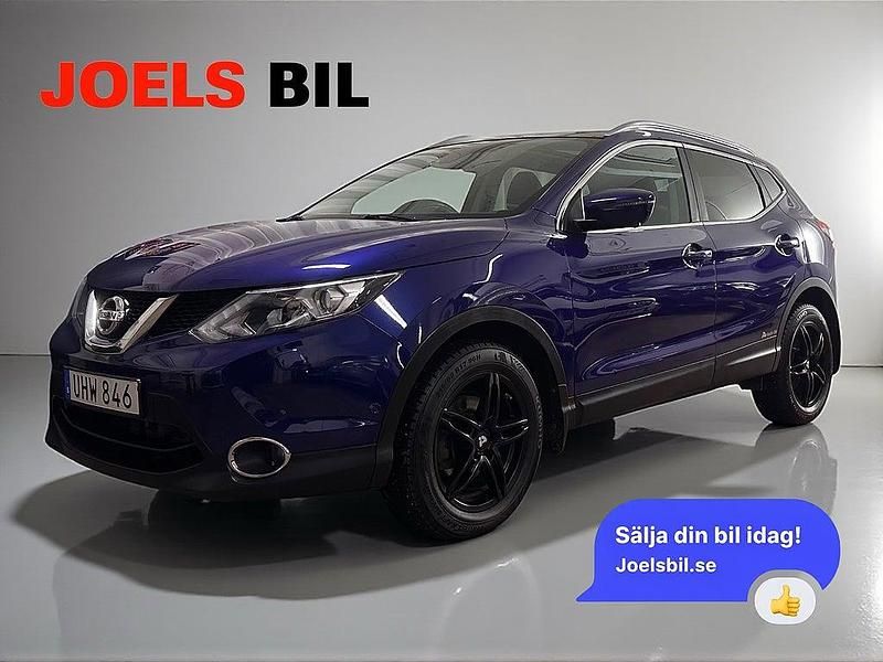 Blå Begagnad 2016 Nissan Qashqai SUV | 139 900 kr (Marknadspris) - Bild 1/4
