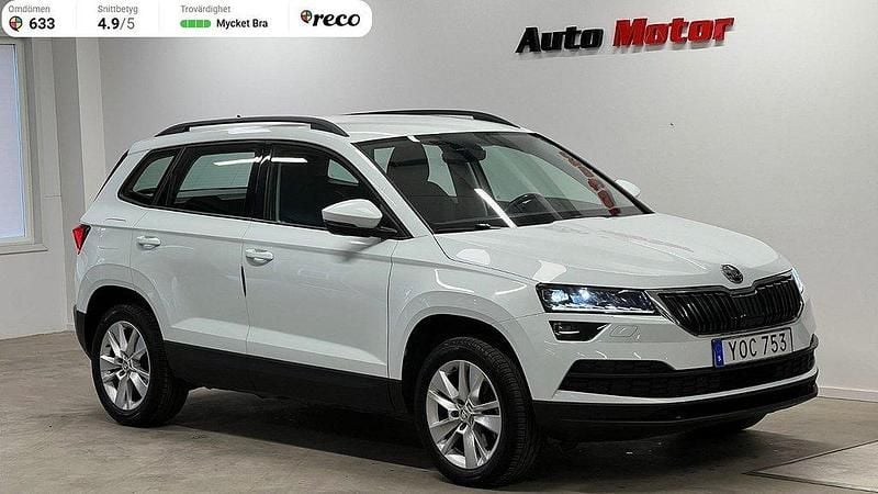Vit Begagnad 2018 Skoda Karoq SUV | 189 900 kr (Marknadspris) - Bild 1/3