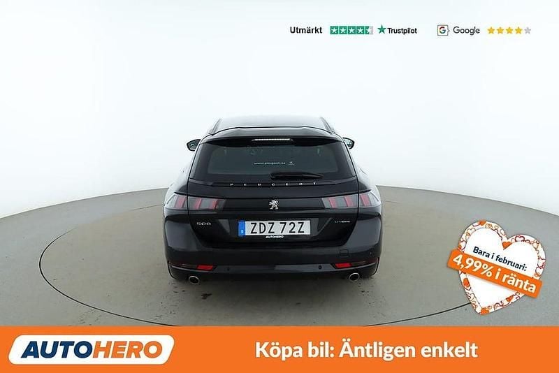 Begagnad Peugeot 508 SW Allure 227 HK (166 kW) 2020 Svart Kombi