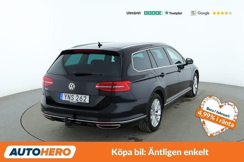 Begagnad VW Passat GTE 220 HK (161 kW) 2017 Svart Kombi