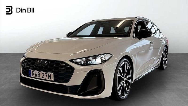 Glaciärvit metallic Begagnad 2025 Audi A5 S-Line Kombi | 649 900 kr - Bild 1/4