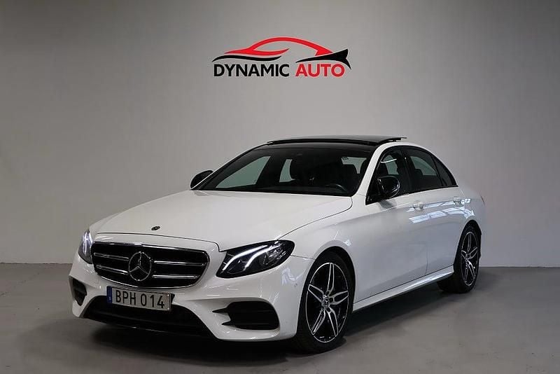 Begagnad Mercedes E200 AMG 150 HK (110 kW) 2018 Vit Sedan