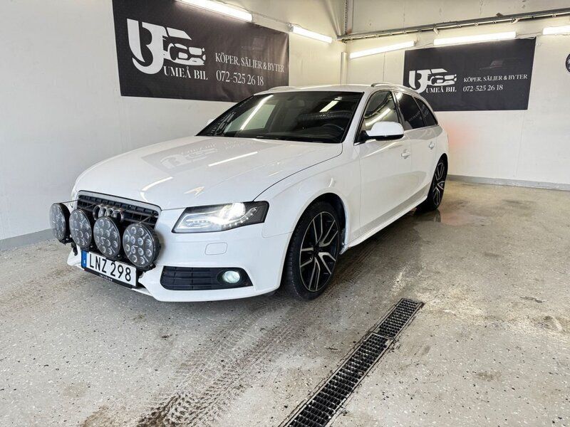 Vit Begagnad 2010 Audi A4 Kombi | 64 900 kr (Lite dyr) - Bild 1/4