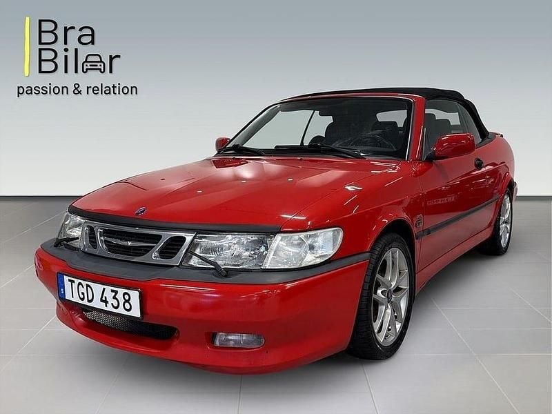 Röd Begagnad 2002 Saab 9-3 Cab | 59 900 kr - Bild 1/4