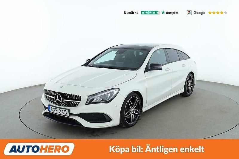 Vit Begagnad 2017 Mercedes CLA200 Shooting Brake AMG line Kombi | 177 000 kr (Superpris) - Bild 1/4